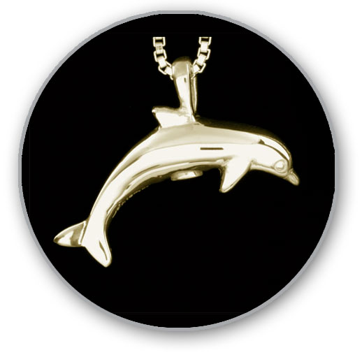 14k Gold Dolphin Pendant
d Dolphin Pendant