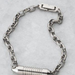 Titanium Bracelet with Long Wide Band