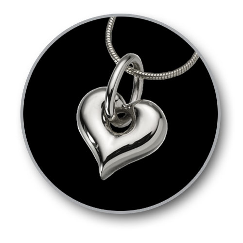 Puff Heart Sterling Silver
