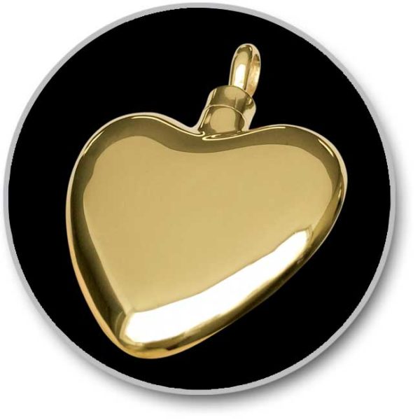 Small Gold Vermeil Heart Pendant