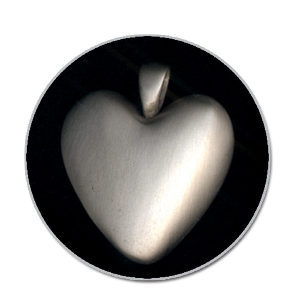 White Bronze Heart