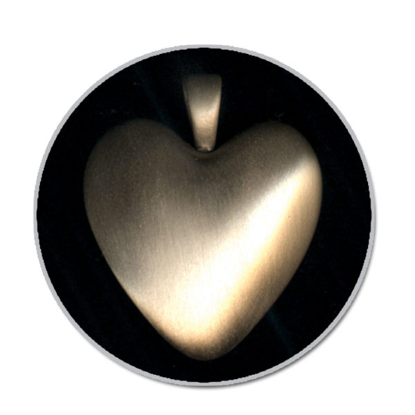 Bronze Heart Keepsake Pendant