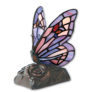 Light Of Remembrance Purple Butterfly Lamp Keepsake